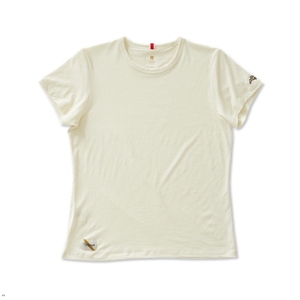 T-Shirt Tracksmith Harrier Blanche Femme France | EPF-91231989