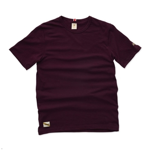 T-Shirt Tracksmith Grayboy Bordeaux Femme France | OZT-54256943