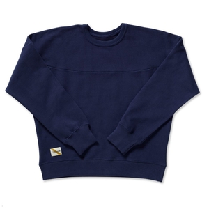 Sweatshirt Tracksmith Trackhouse Crew Bleu Marine Femme France | WKM-58475363