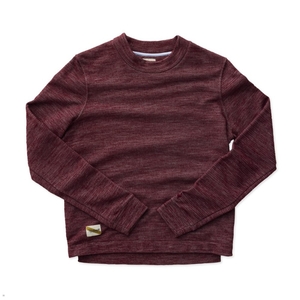 Sweatshirt Tracksmith Rapid Transit Crew Bordeaux Femme France | IFZ-23213315