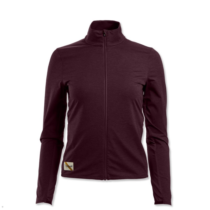 Veste Tracksmith Session Bordeaux Femme France | JPE-46388575