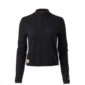 Sweatshirt Tracksmith Session Quarter Zip Noir Femme France | ELW-43799804