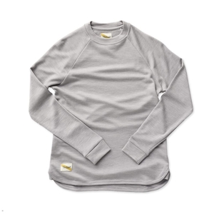 Sweatshirt Tracksmith Downeaster Crew Grise Femme France | DHM-10280171