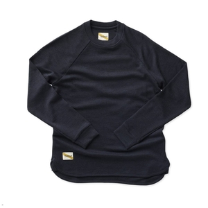 Sweatshirt Tracksmith Downeaster Crew Bleu Marine Femme France | ANW-83261589