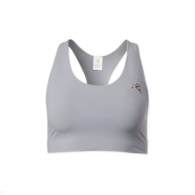 Soutien-Gorge Tracksmith Run Cannonball Run Grise Femme France | VBW-15427392