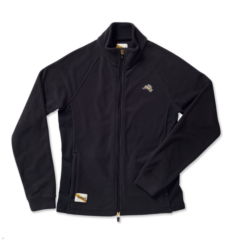 Veste Tracksmith Franklin Fleece Noir Femme France | PTU-58866070