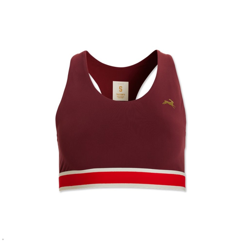 Soutien-Gorge Tracksmith Run Rouge Femme France | YWX-66892515