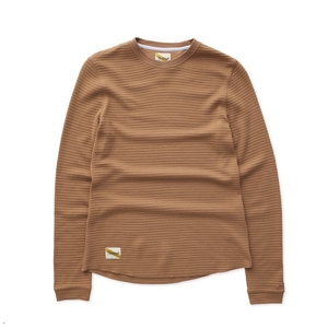 Couche De Base Tracksmith Fells Waffle Marron Femme France | JRI-07058939