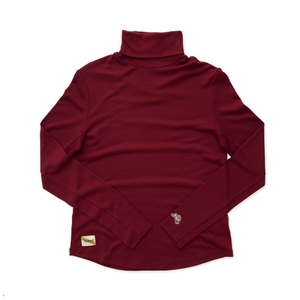 Couche De Base Tracksmith Fells Turtleneck Bordeaux Femme France | MSA-88199805