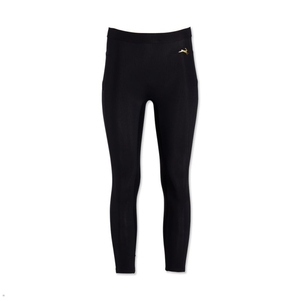 Collant Tracksmith Turnover Crop Noir Femme France | UEA-41927326