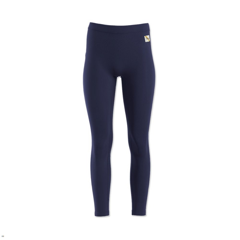 Collant Tracksmith Turnover Bleu Marine Femme France | BDH-83031539