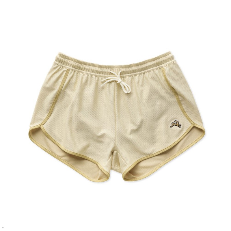 Short Tracksmith Van Cortlandt Beige Femme France | ZYI-23065188