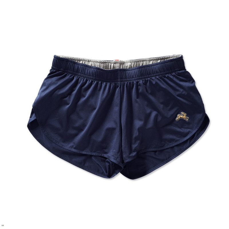 Short Tracksmith Twilight Split Bleu Marine Femme France | POK-99152499