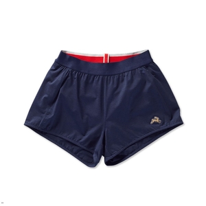 Short Tracksmith Session Speed Bleu Marine Femme France | TLL-55746721