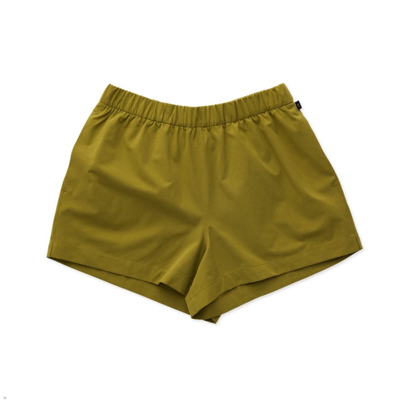 Short Tracksmith Rapid Transit Vert Olive Femme France | NCO-36326686