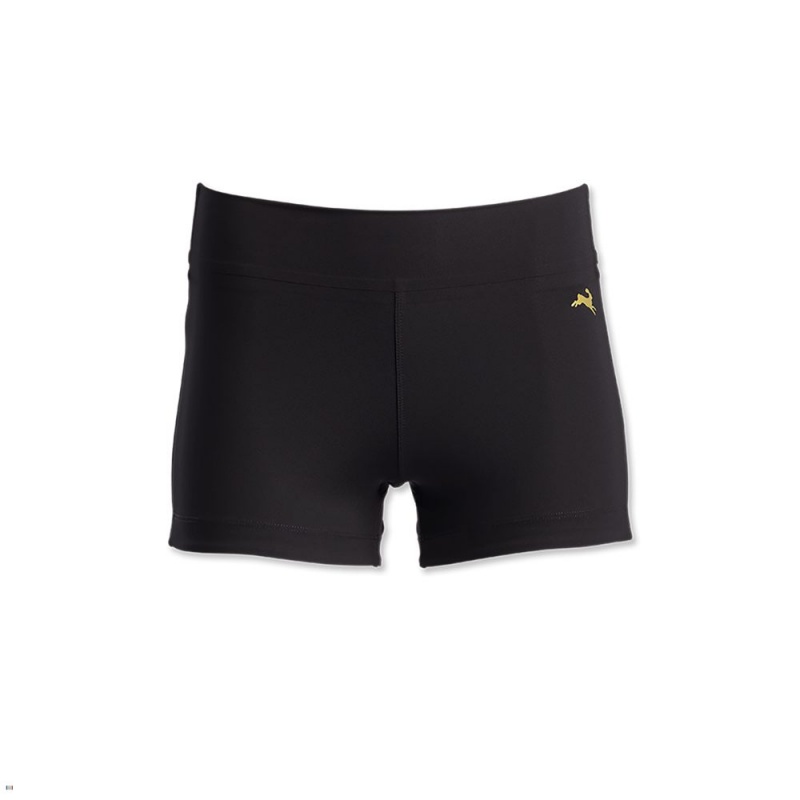 Short Tracksmith Bell Lap Noir Femme France | BHO-04730735