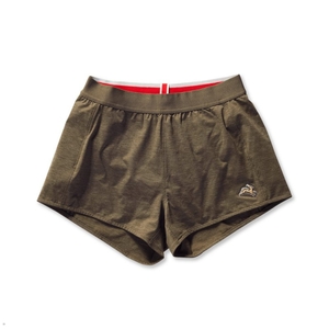 Short Tracksmith Session Speed Marron Femme France | MYO-23359549