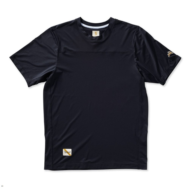 T-Shirt Tracksmith Twilight Noir Homme France | INV-49664424