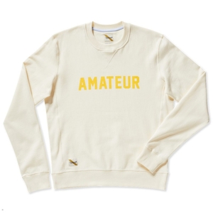 Sweatshirt Tracksmith Trackhouse Crew Amateur Beige Homme France | QGO-68841539