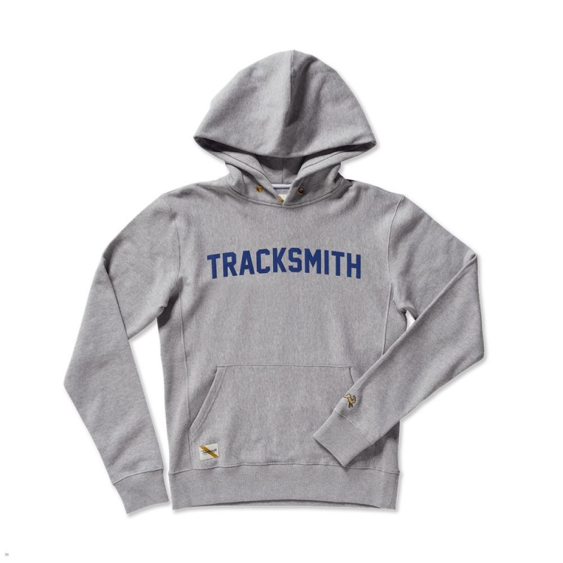 Sweatshirt Tracksmith Trackhouse Grise Homme France | FWB-89289605