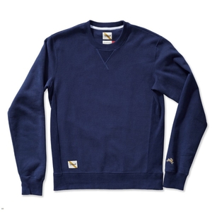 Sweatshirt Tracksmith Trackhouse Crew Bleu Marine Homme France | EWI-63224668