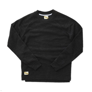 Sweatshirt Tracksmith Rapid Transit Crew Noir Homme France | NRE-22258181