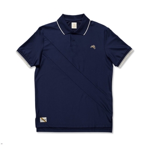 Chemises Tracksmith Van Cortlandt Polo Bleu Marine Homme France | KCK-35153690