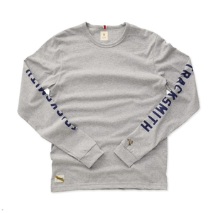 Chemises Tracksmith Grayboy Long Sleeve Grise Homme France | SUG-64943689