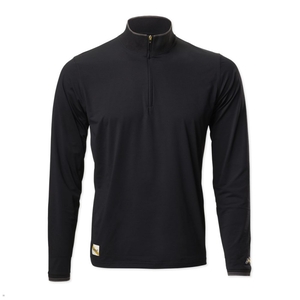 Sweatshirt Tracksmith Session Quarter Zip Noir Homme France | IZA-11391859