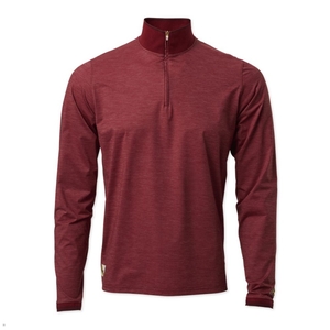 Sweatshirt Tracksmith Session Quarter Zip Rouge Homme France | NTJ-56923864