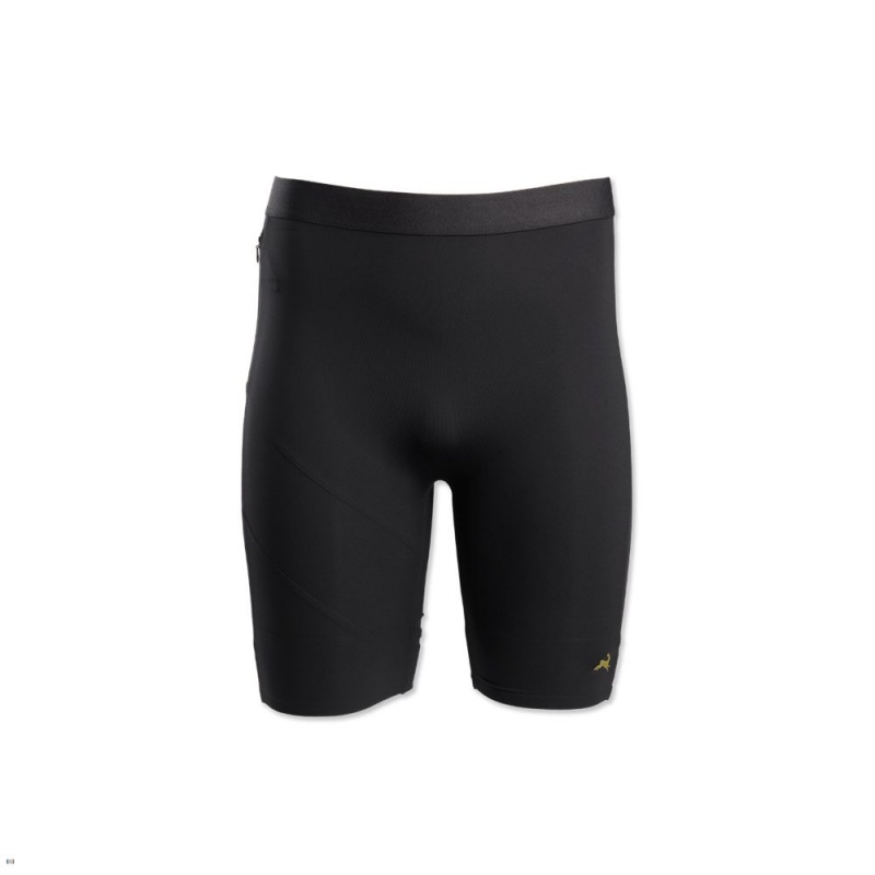 Collant Tracksmith Allston Half Noir Homme France | AUH-08556023