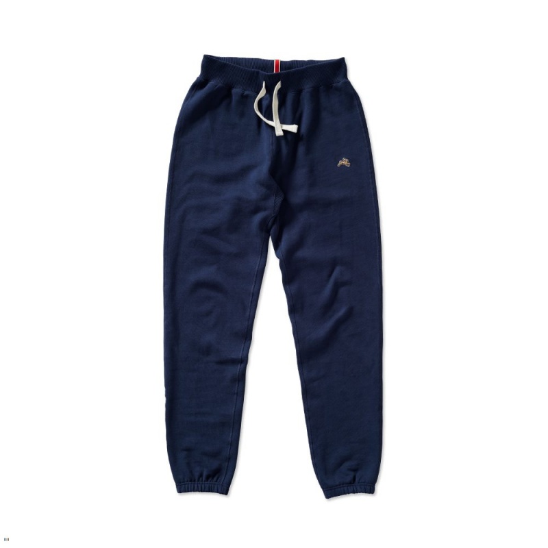 Pantalon Survêtement Tracksmith Trackhouse Bleu Marine Homme France | FHE-00428633