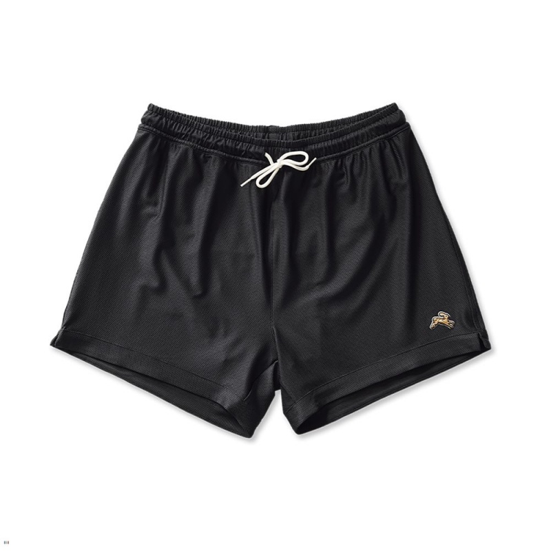 Short Tracksmith Van Cortlandt Grand Noir Homme France | KKV-61838432