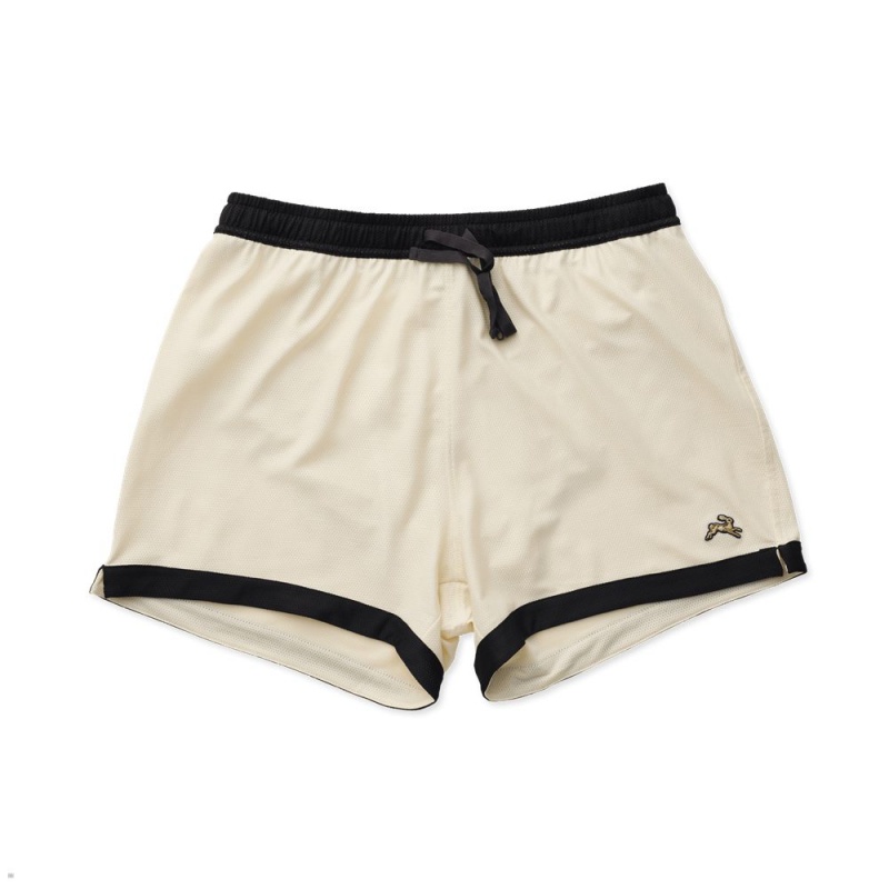 Short Tracksmith Van Cortlandt Grand Blanche Noir Homme France | DEA-92516899