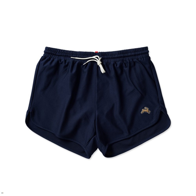 Short Tracksmith Van Cortlandt Bleu Marine Homme France | LAP-63210504