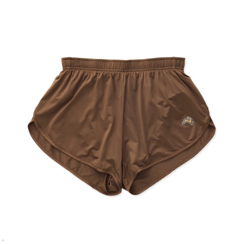 Short Tracksmith Twilight Split Marron Homme France | TDJ-98881970