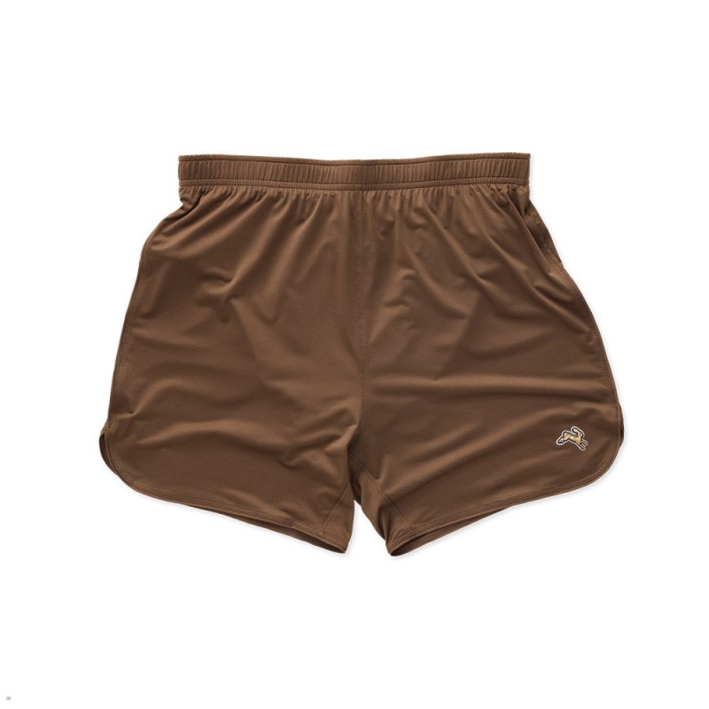 Short Tracksmith Twilight Marron Homme France | FOH-70986504