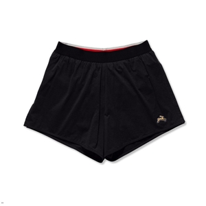 Short Tracksmith Session Speed Noir Homme France | VOG-85147552