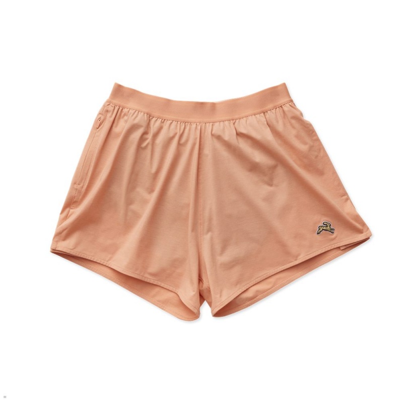 Short Tracksmith Session Speed Orange Homme France | TYP-15918185