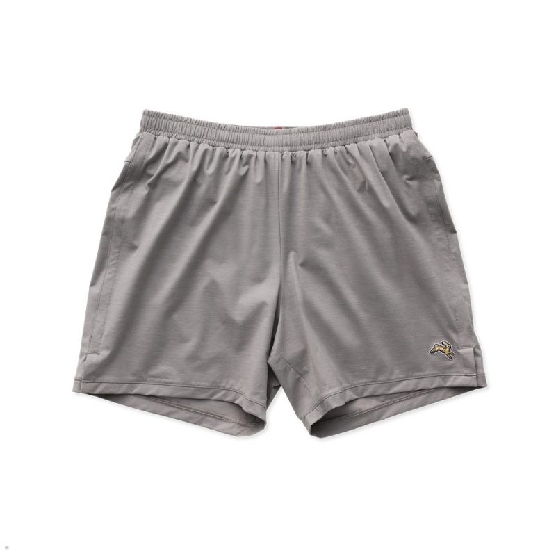 Short Tracksmith Session Grise Homme France | CEM-56054636