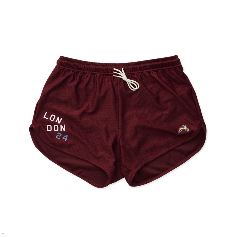 Short Tracksmith London Bordeaux Homme France | PKH-57774863