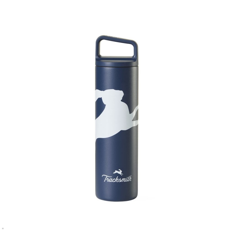 Autres Accessoires Tracksmith Stainless Steel Bottle Bleu Marine France | QOG-46116164