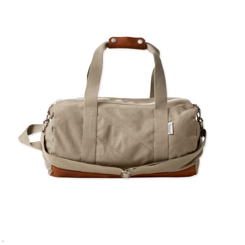 Sacs Tracksmith Club Duffel Beige France | BQM-58734231